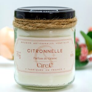 Bougie végétale Citronnelle